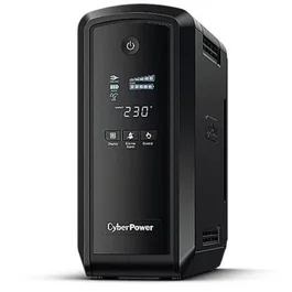 CyberPower CP900EPFCLCD SAI UPS Interactivo de Línea 900VA 540W Salida Onda Sinusoidal Pura Torre Negro con 6 Tomas Protección Teléfono/Red LCD